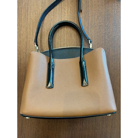 Kate Spade Medium Margaux Leopard Print leather convertible satchel - Picture 3 of 10